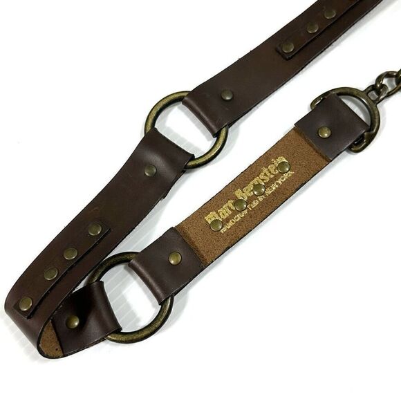 Marc Bernstein Leather Belt Size M/L Western Cowgirl Core Festival - Picture 5 of 13
